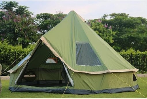Waterproof Pyramid Tent for 5-8 People Portable Outdoor Camping - Image 2
