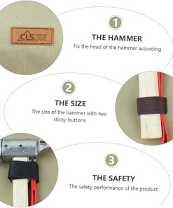 Camping Accessory Kit Tent Peg Bag Hammer Rope for Outdoor Use 2