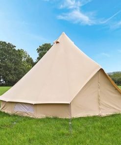 Spacious Cotton Canvas Bell Tent for Big Family Camping Trips 2