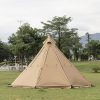Insulated Ice Fishing Tent with Floor Mat for 6-10 People Portable 3