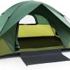 Transparent Tent Tarp Replacement for 4 Person Pop Up Camping Tent 3