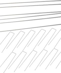 50 Pcs U Shaped Gardening Stakes for Securing Landscape and Grass