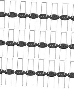 U Shape Ground Nail Set 30 Landscape Pins for Gardening and Tents