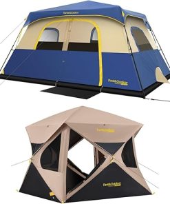 Fanttik Outdoor Alpha C4 Camping Tent for 4 People Pop Up Zeta C8 Pro