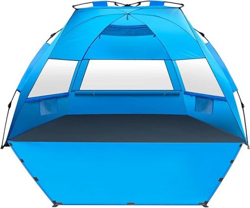 MIRUS Deluxe XL Pop Up Beach Tent for 3-4 with UPF50+ Sun Protection
