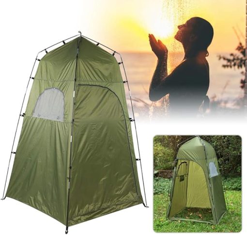 Private Camping Tent Portable Shower Tent for 2-3 People Outdoors - Image 2