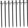 Durable 30cm Carbon Steel Tent Anchors 8pcs Heavy Duty Outdoor Stakes