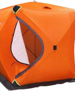 Portable Ice Fishing Tent for 3-4 People Insulated Waterproof Shelter