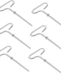 6 Pack Spiral Tent Stakes Heavy Duty Galvanized Iron Ground Anchors
