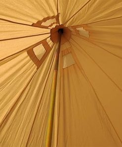 Waterproof Cotton Bell Tent for 3-8 People, 4-Season Easy Setup 2