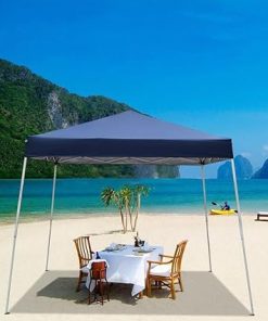 Portable Waterproof Folding Tent for Home Outdoor Easy Setup Blue 2