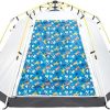 Family Camping Tent with Porch Durable Canvas 19.68ft x 13.1ft Beige 3