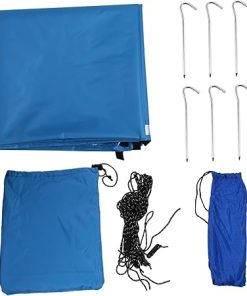 Lightweight Camping Tarp Shelter Sunshade Rain Cover with Stakes
