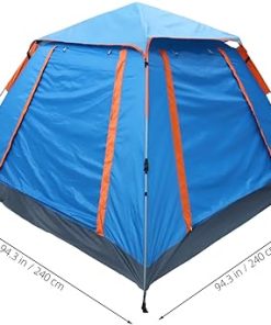 Large Waterproof Camping Tent for 6 People Oxford Material Outdoor Use 2
