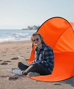 Portable UPF 50 Beach Tent Easy Setup Waterproof Outdoor Shelter 2