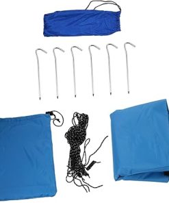 Fully Seam-Sealed Camping Tent with Aluminum Nails for Family Use