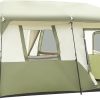 Versatile SUV Camping Tent Easy Setup Wind Water Resistant Military Green 3