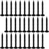 100 Black Ground Nails for Gardening Lawn Stakes with Sharp Tips 4