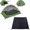 Clostnature Polaris Lightweight Backpacking Tent – 7’3” x 4’11” x 3’10” Camping Tent with Matching Waterproof Tent Footprint, 2 Person Waterproof Tent with Camping Tarp for Outdoor, Hiking