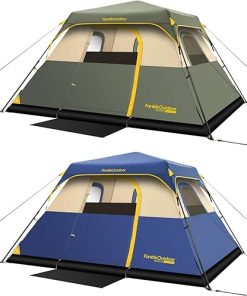 Fanttik Outdoor Zeta C6 Pro Camping Tent in Navy Color  
Fanttik Outdoor Zeta C6 Pro Camping Tent in Green Color