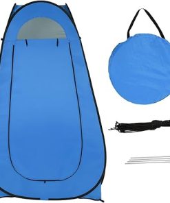Portable Pop Up Shower Toilet Tent for 2 Person Camping Shelter 2