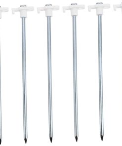 Outdoor Tent Stakes 10-Pack Large Head Ground Nails for Camping