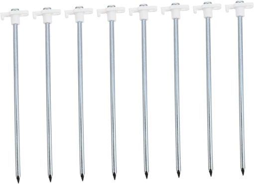 Outdoor Tent Stakes 10-Pack Large Head Ground Nails for Camping