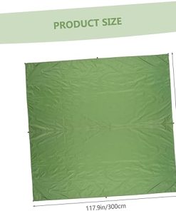 BESPORTBLE Tarp Tent Set for Camping Lightweight Canopy Shelter 2