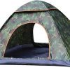 SUV Rear Tent Comfortable Camping Easy Setup All Seasons Military Green 4