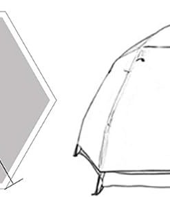3-4 Person Automatic Camping Tent for Hiking and Beach Sunshade 2