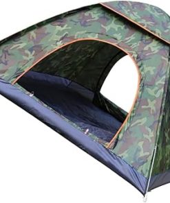 Family-Friendly Foldable Camping Tent with Rain Cover and Ventilation