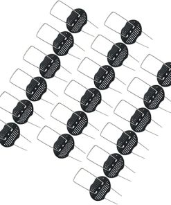 U Shaped Metal Ground Pegs 50 Pieces for Quick Ground Mounting