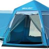 Camping Tent 2/3/4 Person 7.2′ x 5.3′ x 43 in(H) Waterproof Lightweight Tent Double Layer Dome Tent for Camping Hiking Large Size Easy Setup Tent,Backpacking Tent 3