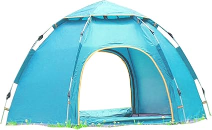 Lightweight 3-4 Person Waterproof Pop-Up Camping Tent with Carry Bag Lightweight 3-4 Person Waterproof Pop-Up Camping Tent with Carry Bag