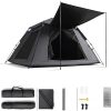 4 Person Waterproof Camping Tent with Double Doors and Blackout Design 3