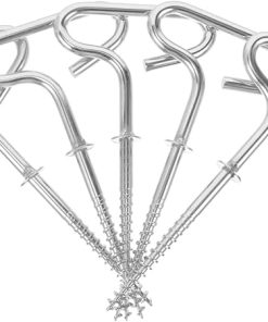 Milisten Ice Fishing Nails Tent Bracket Spiral Drill Stakes 20.5cm