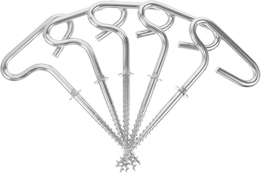 Milisten Ice Fishing Nails Tent Bracket Spiral Drill Stakes 20.5cm