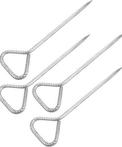 YARNOW Heavy Duty Metal Tent Stake Pegs for Outdoor Events Garden