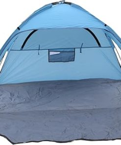 Beach Tent for 2-4 People with UPF 50+, 3 Windows, Instant Setup