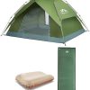 Night Cat Pop Up Tent with Self-Inflating Pad and Waterproof Sleeping Bag 4