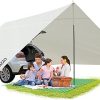 Luxury 16FT Canvas Camping Bell Tent for 8-10 Persons Glamping 4