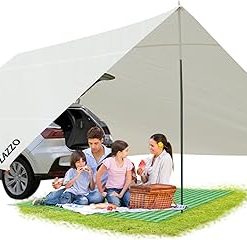 Lazoo 14×17 FT Portable Camping Tent Tarps and Sun Shelter Canopy
