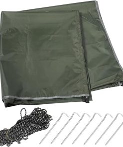 BESPORTBLE 1 Set Picnic Camping Tarpaulin Large Tent Trap Picnic Blanket Waterproof Tents for Camping Sunshade Outdoor – Tent Waterproof Awning Beach Canopy Poles Covers 210d Oxford Cloth