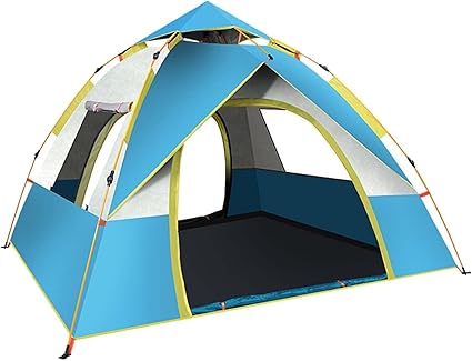 Waterproof 4-Season Pop-Up Camping Tent for 2-3 People, Ultralight Waterproof 4-Season Pop-Up Camping Tent for 2-3 People, Ultralight