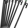 Professional Black Ground Nails 120 Pcs Plastic Tent Fixing Stakes 4