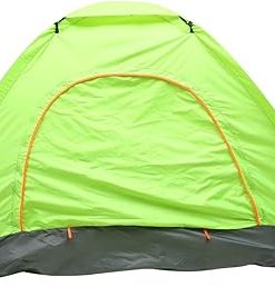 Milisten Quick Open Tent for 3-4 Persons Grey Waterproof Carry Bag