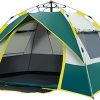 COMMOUDS 4 Person Beach Tent with Replacement Poles for Sun Shade 3