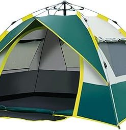 Water-Resistant Pop Up Tent for Families, 2-4 Person Camping Tent