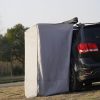 Vehicle Awning Shower Room with LED Light,Car Side Shower Tents – SUV Truck Bathroom Tent for Camping Privacy Shelters,Outdoor Portable Instant Changing Room 4