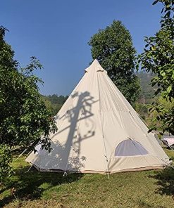 Four-Season Waterproof Bell Tent for Family Camping and Glamping 2